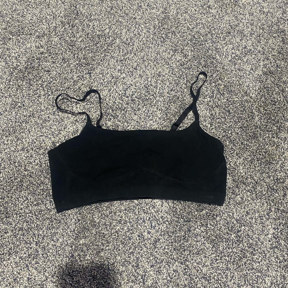 Free People Black Strappy Bralette